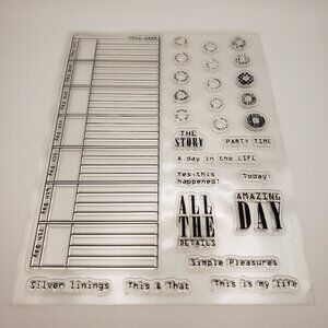 Elizebeth Craft Designs Stamp Set All The Details Stamp Set